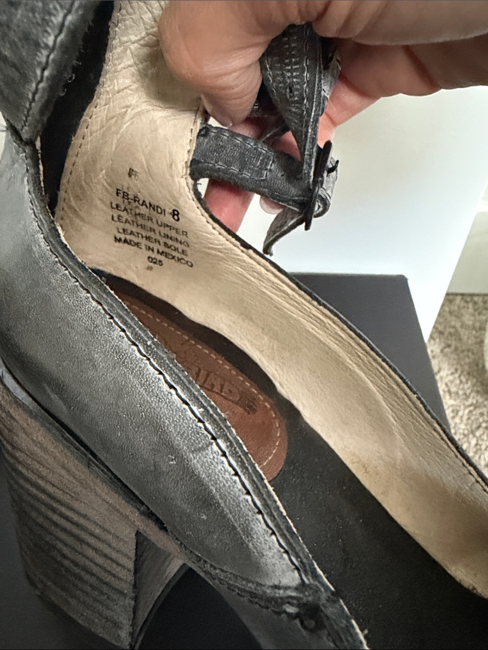 Freebird Randi Women's Leather Mary Jane Heels with Ankle Straps - Picture 8 of 9